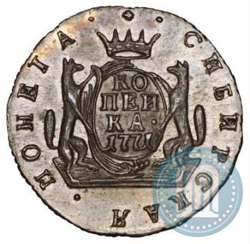 Фото 1 копейка 1771 года КМ 