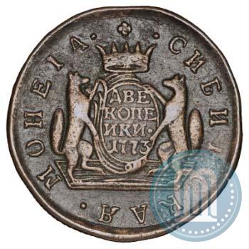 Picture 2 kopecks 1773 year КМ 