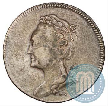 Picture Token Coin 1782 year  "Monument to Peter the Great in Saint-Petersburg"