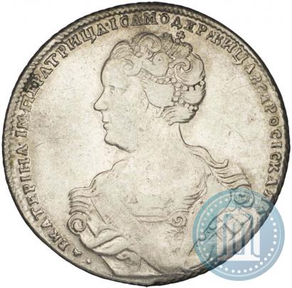 Picture Poltina 1726 year  "Petersburg type, portrait turned to the left"