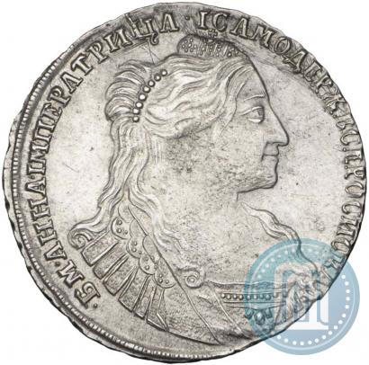 Фото Полтина 1734 года  "Тип 1735 года"