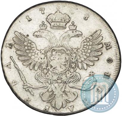 Фото 1 рубль 1738 года СПБ "Петербургский тип"