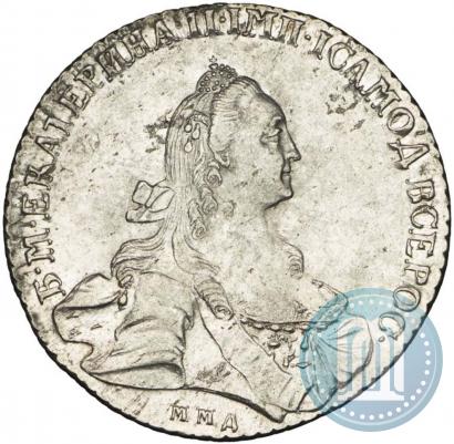 Фото 1 рубль 1768 года ММД-EI 