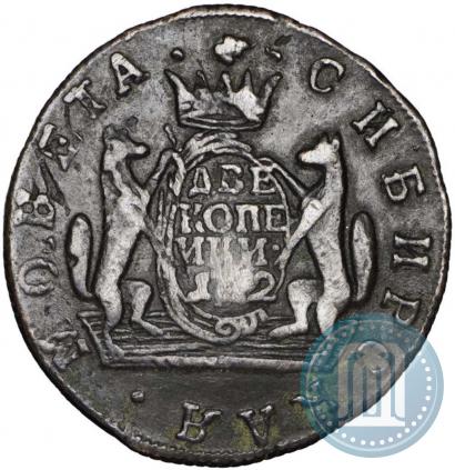 Фото 2 копейки 1772 года КМ 