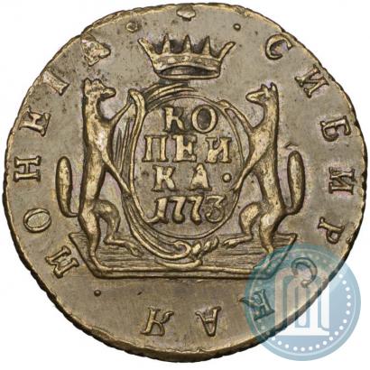 Picture 1 kopeck 1773 year КМ 