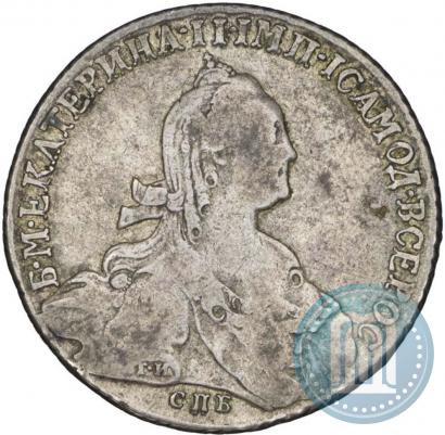 Picture 1 rouble 1774 year СПБ-ФЛ 
