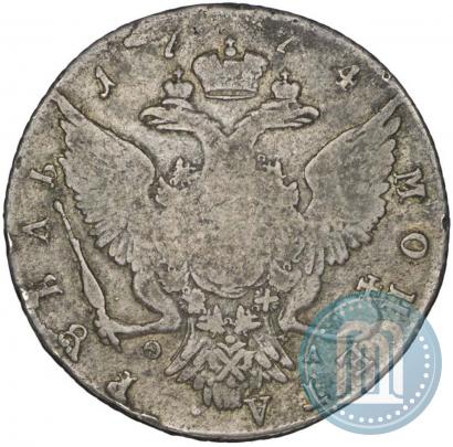 Picture 1 rouble 1774 year СПБ-ФЛ 