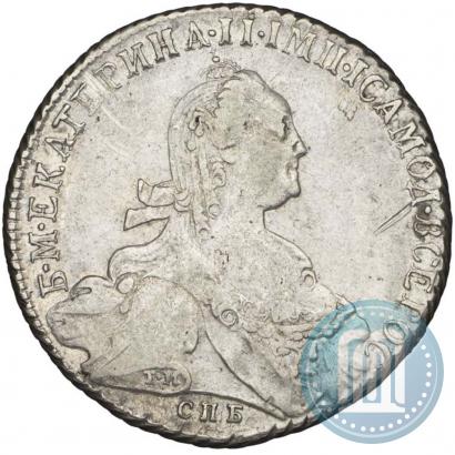 Фото 1 рубль 1776 года СПБ-ЯЧ 