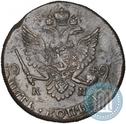 Picture 5 kopecks 1783 year КМ 