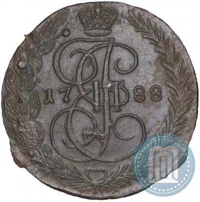 Picture 5 kopecks 1788 year ЕМ 