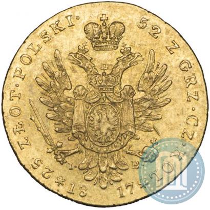 Фото 25 злотых 1817 года IB 