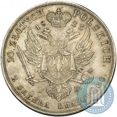 Picture 10 złotych 1823 year IB 