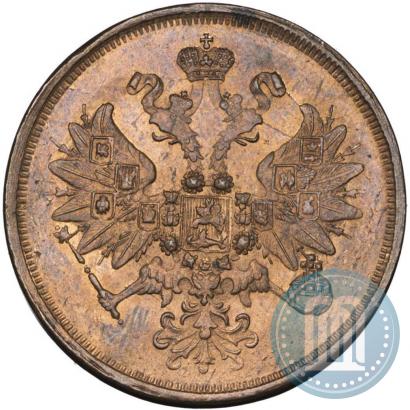 Фото 2 копейки 1866 года ЕМ 