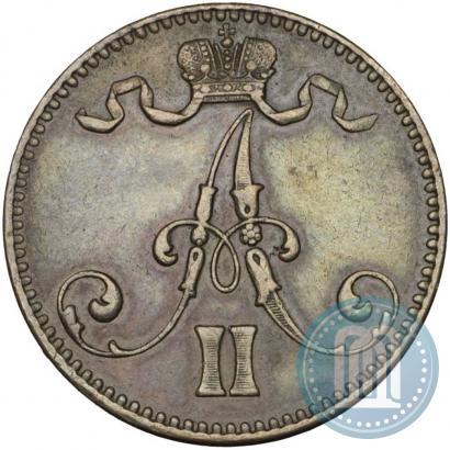 Фото 5 пенни 1867 года  