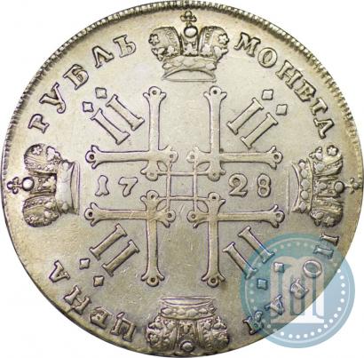 Picture 1 rouble 1728 year  "Type of 1728"