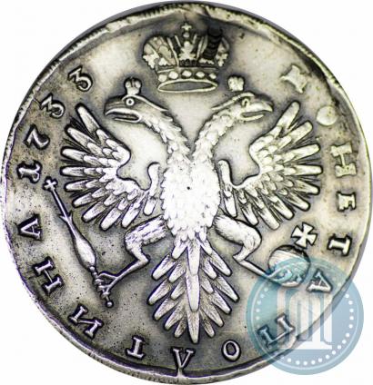 Фото Полтина 1733 года  