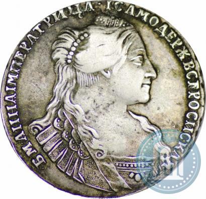Picture Poltina 1734 year  "Type of 1735"