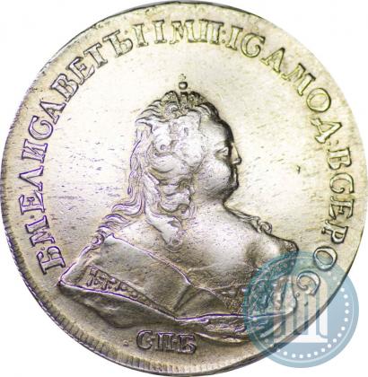 Picture 1 rouble 1742 year СПБ 