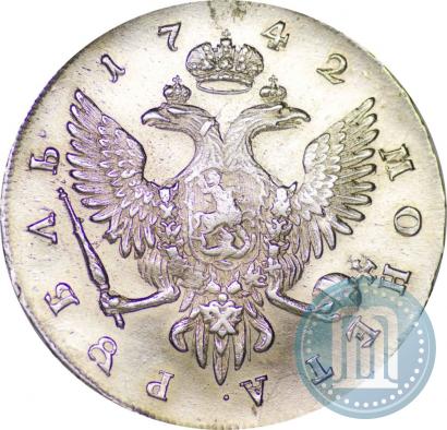 Picture 1 rouble 1742 year СПБ 