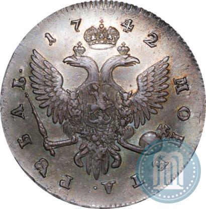 Picture 1 rouble 1742 year СПБ 