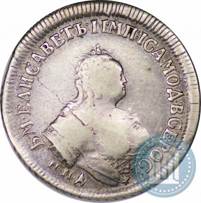 Фото Полуполтинник 1749 года ММД 