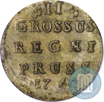 Фото 2 гроша 1760 года  