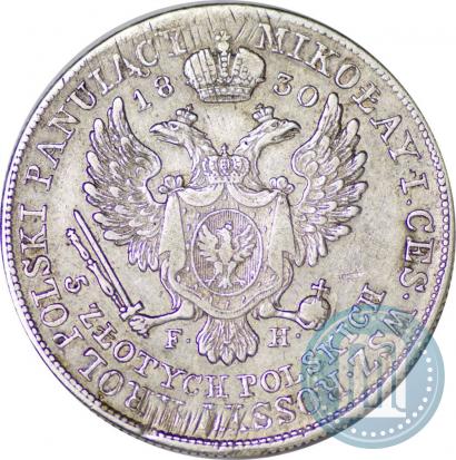 Picture 5 złotych 1830 year FH 