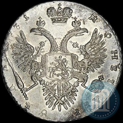Picture 1 rouble 1731 year  