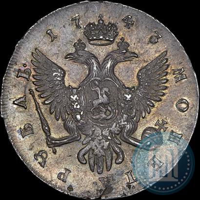 Picture 1 rouble 1743 year СПБ 