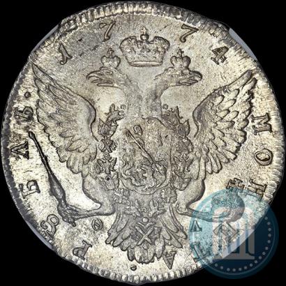 Picture 1 rouble 1774 year СПБ-ФЛ 