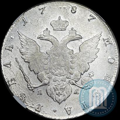Picture 1 rouble 1787 year СПБ-ЯА 