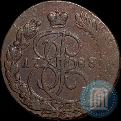 Picture 5 kopecks 1788 year ЕМ 