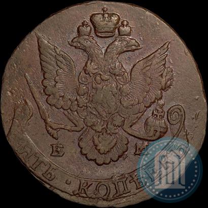Picture 5 kopecks 1788 year ЕМ 