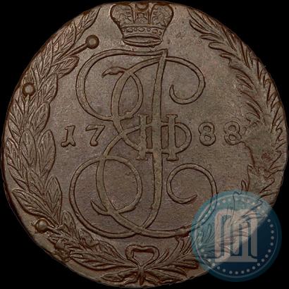 Picture 5 kopecks 1788 year ЕМ 