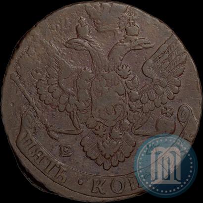 Picture 5 kopecks 1788 year ЕМ 