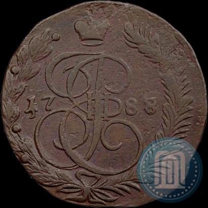 Picture 5 kopecks 1788 year ЕМ 