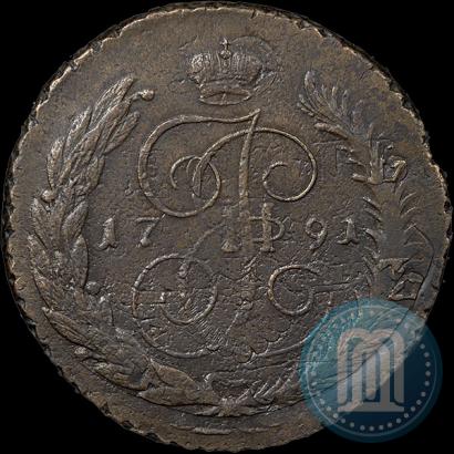 Фото 5 копеек 1791 года  "Павловский перечекан"
