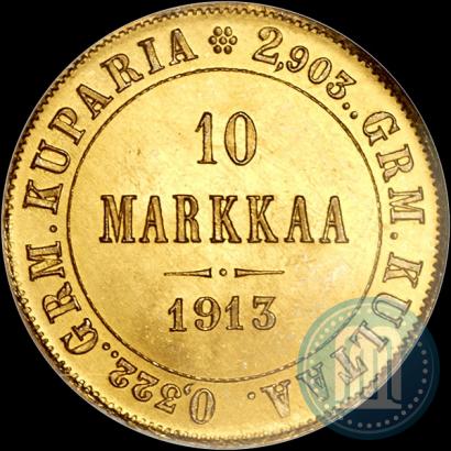Picture 10 markkaa 1913 year S 