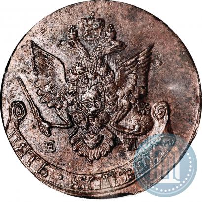 Фото 5 копеек 1786 года ЕМ 