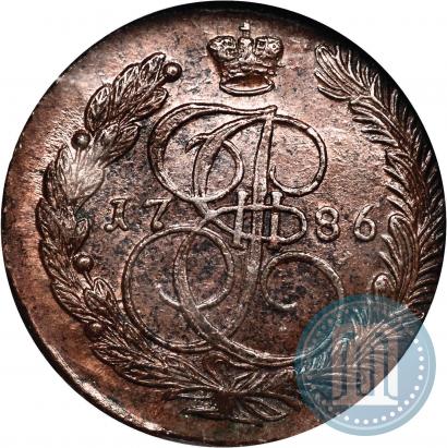 Фото 5 копеек 1786 года ЕМ 