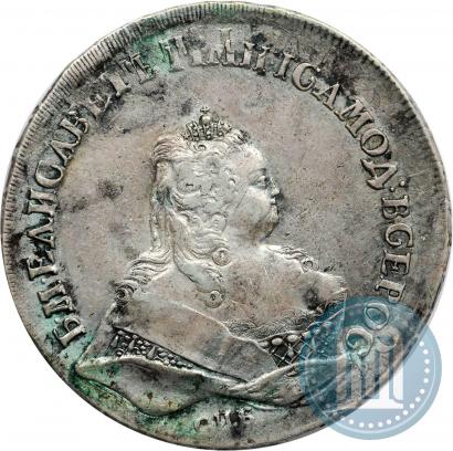 Picture 1 rouble 1743 year СПБ 