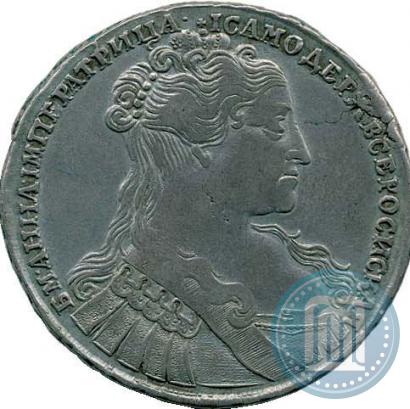 Фото 1 рубль 1734 года  "Тип 1734 года"