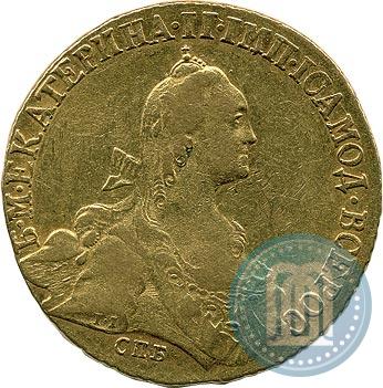 Picture 10 roubles 1769 year СПБ 