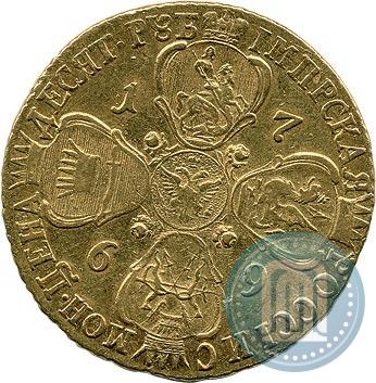 Picture 10 roubles 1769 year СПБ 