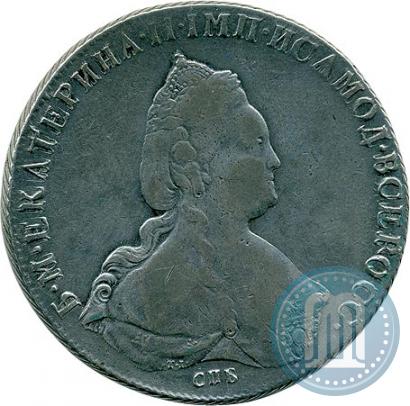 Фото 1 рубль 1786 года СПБ-ЯА 