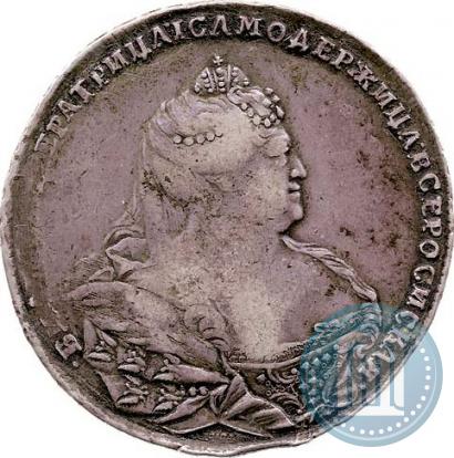 Фото 1 рубль 1738 года  "Московский тип"