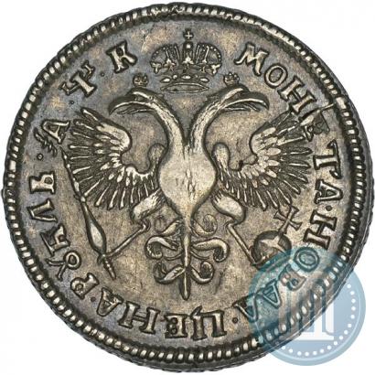 Фото 1 рубль 1720 года OK "Портрет в латах"