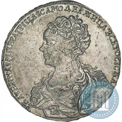 Picture 1 rouble 1726 year  "Moscow type, portrait turned to the left"