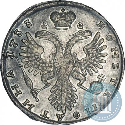 Фото Полтина 1733 года  