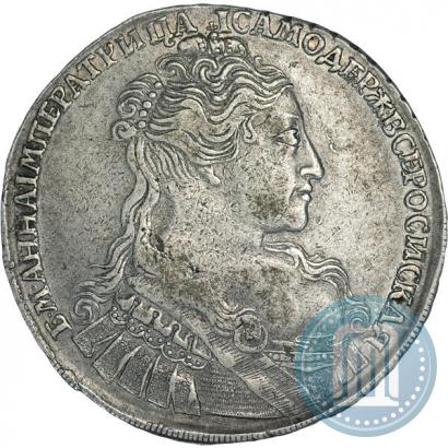 Фото 1 рубль 1734 года  "Тип 1734 года"